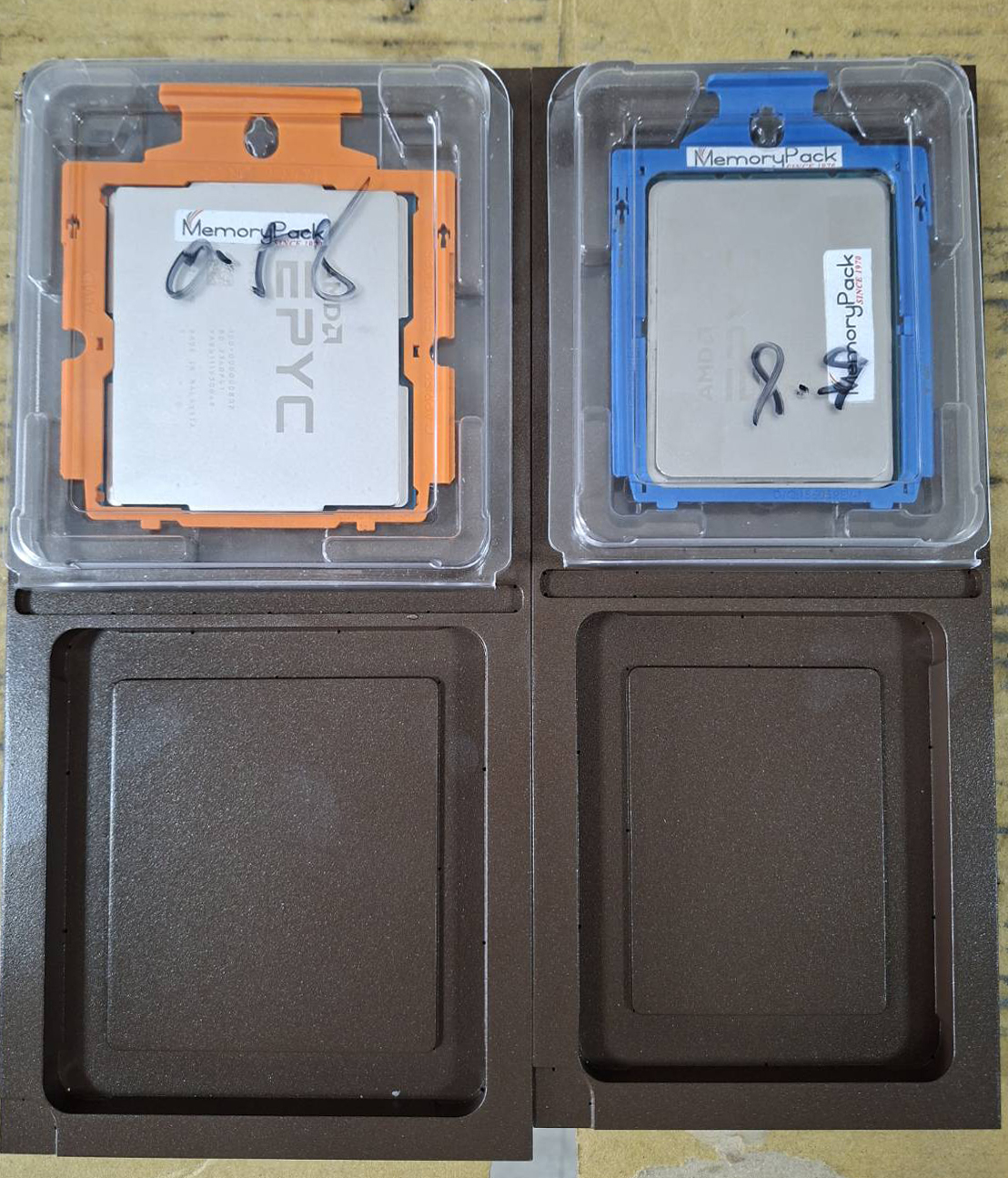 sp3 sp5 amd cpu epyc plastic box clamshell packaging